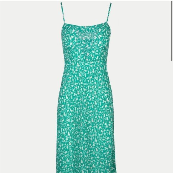 NEW REALISATION PAR The Amelia Slip dress in “Poison Ivy” green - Picture 3 of 12